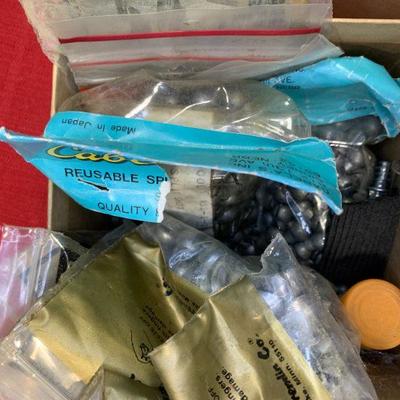#210 Vintage Fly Line Conditioner, Lures Sinkers & Misc