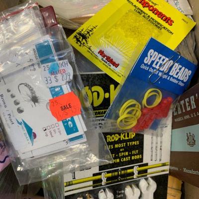 #219 Box of Misc. Tackle, Bobbers, and Lures 