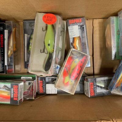#226 Box of Vintage Fishing Lures