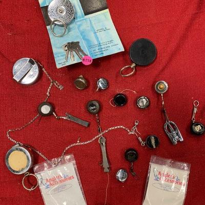 #238 Vintage & New Clip-On Retractors