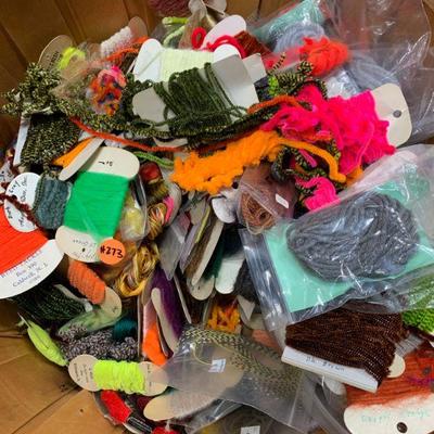 #273 Jumbo Collection of Fly Tying Material