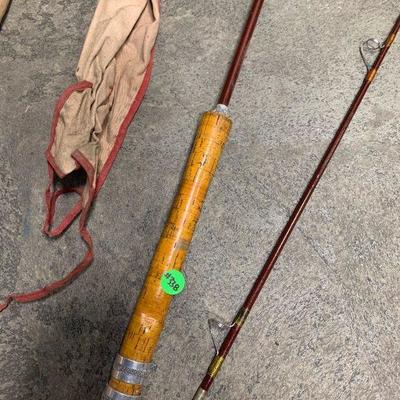 #338 Vintage Fishing Pole