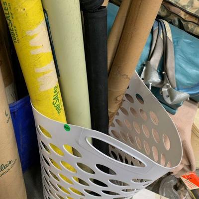 #353 Basket Full of Empty Cylinder Storage 