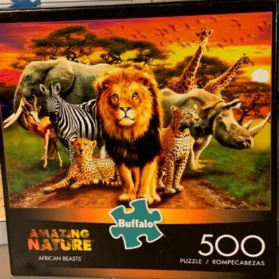 25. Puzzles, Storage Box, Scrabble Game (Not Photographed)