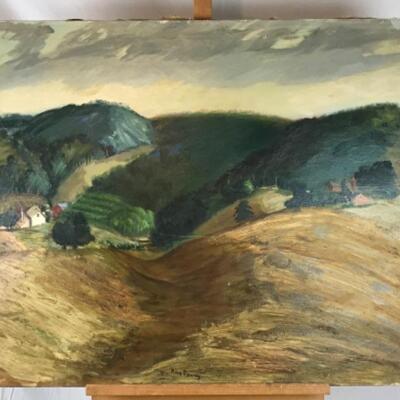 389:  Glen Ranney Signed Original Oil Painting