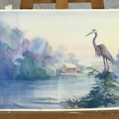   393:  Jean Ranney Smith Original Watercolor Painting