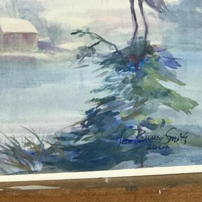   393:  Jean Ranney Smith Original Watercolor Painting