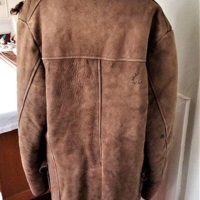 Lot #37  Heavy Suede and Curly Lamb Coat for a Gentleman