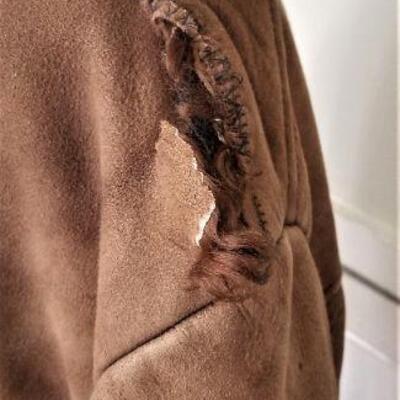 Lot #37  Heavy Suede and Curly Lamb Coat for a Gentleman