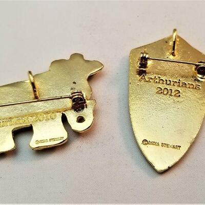 Lot #44  Lot of Two Mardi Gras Favors - Arthurians, 2010 & 2012