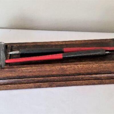 Lot #46  Pen and Inkwell Stand - possible movie prop