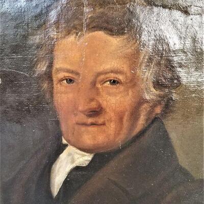 Lot #49  Antique portrait of a Gentleman - 19th Century