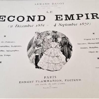 Lot #52  Le Second Empire 1851-1870 - antique book, lavishly illustrated