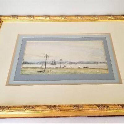 Lot #55  Original Watercolor "Quiet Bay"