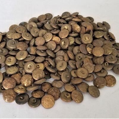 Lot #60  Large Lot of vintage British Military buttons - the real thing!
