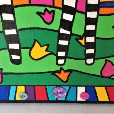 Lot #63  Original Oil on Board - Mixed Media - Dalmation