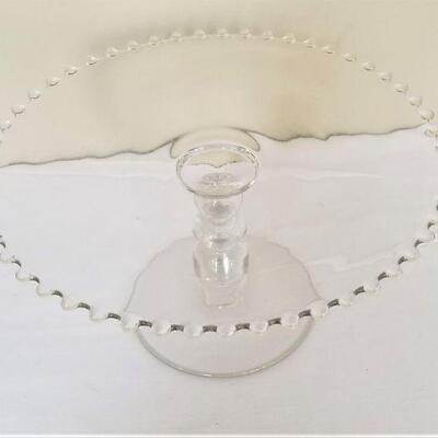 Lot #75  Vintage Candlewick Cake Stand