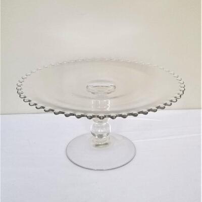 Lot #75  Vintage Candlewick Cake Stand