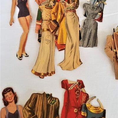 Lot #81  Large Lot of Vintage Paper dolls - 1940's