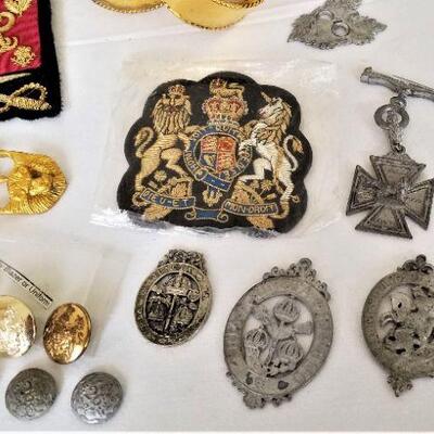 Lot #86  Large British Militaria Lot - you get all you see here