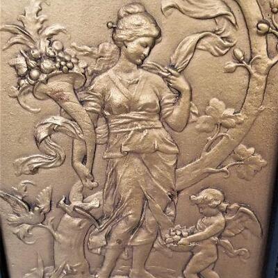 Lot #92  Vintage Wall Decoration - Metal - Persephone