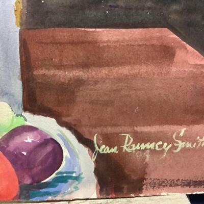 E - 100 Original Watercolor By Jean Ranney Smith
