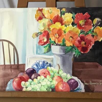 E - 100 Original Watercolor By Jean Ranney Smith