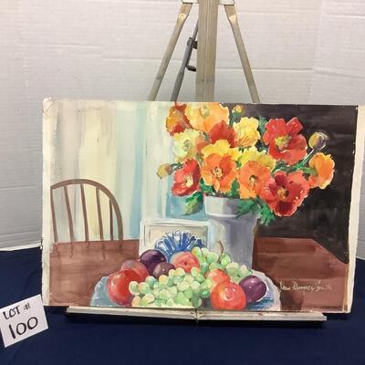 E - 100 Original Watercolor By Jean Ranney Smith