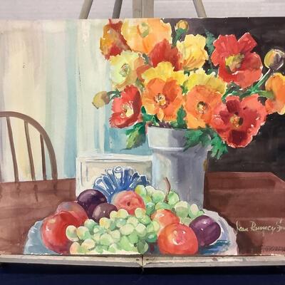 E - 100 Original Watercolor By Jean Ranney Smith