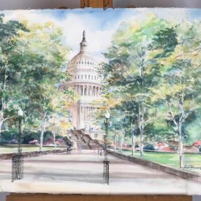 D - 101 Jean Ranney Smith Original Watercolor