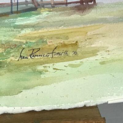 D - 109 Jean Ranney Original Watercolor Lighthouse in St. Michaels, Md