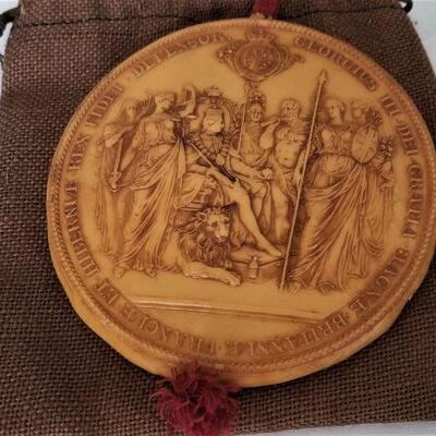 Lot #97  Resin George III Medallion - Reproduction