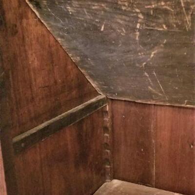 Lot #105  Very Nice Antique Empire Style Bookcase with Glass Doors