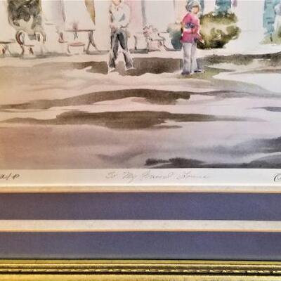 Lot #120  Artist's Proof - Oak Alley Plantation Print