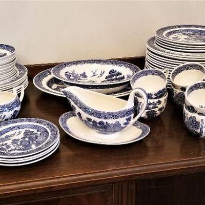 Lot #121  Wedgwood China "Willow" pattern - you get all you see here