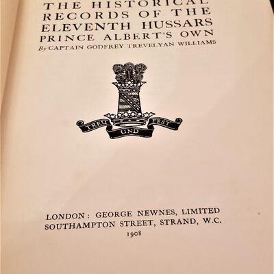 Lot #152  RARE BOOK - History of the 11th Hussars, 1715-1908