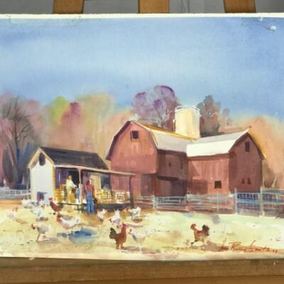 D - 116 Jean Ranney Smith Original Watercolors