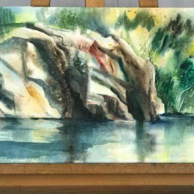 D - 117 Jean  Ranney Smith Original Watercolor