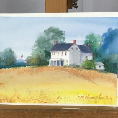 E - 118 Pair of Jean Ranney Smith Original Watercolors