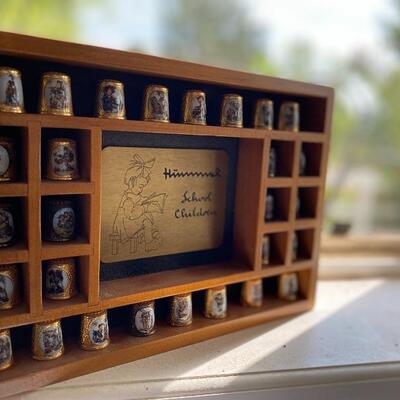 Hummel thimble  collection  
