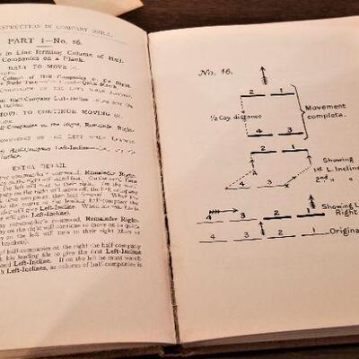 Lot #158  Self Instruction on Military Drill - 1907 - complete