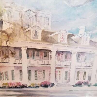 Lot #189  Artists Proof - Houmas House Plantation - Diana Brandt, Artist