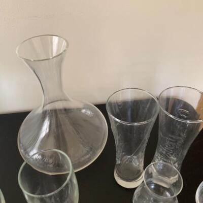 7. Assorted stemware (including Marquis globes)