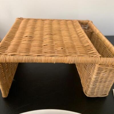 8. Assorted kitchenware (bowls, cutting boards, pizza stone, pewter, thermometer, crock pot, etc.)