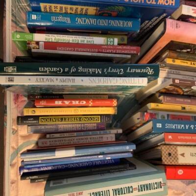 18. Large assortment of books