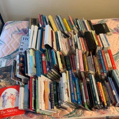 18. Large assortment of books