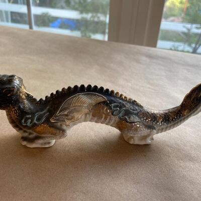 Dragon salt shaker combined pepper- porcelain two corks 