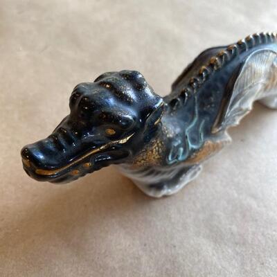 Dragon salt shaker combined pepper- porcelain two corks 