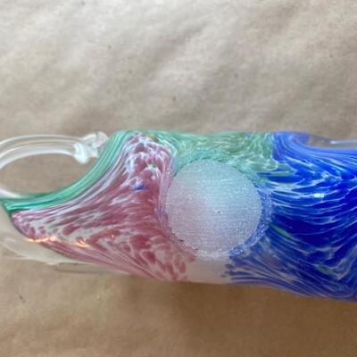 Italian Murano style art glass ground base