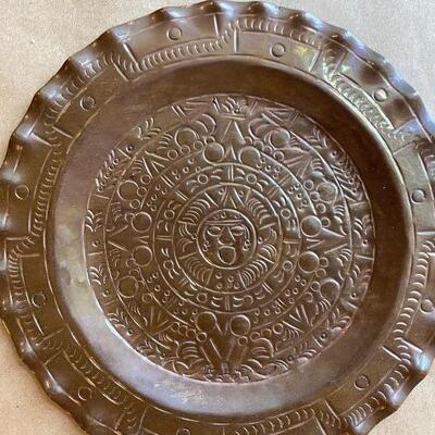 Mexico copper plate 